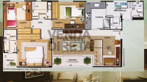 Amplo e iluminado, pronto para morar! - Foto 1